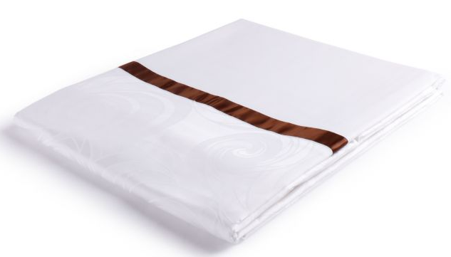 提花被套、單排橫向布帶