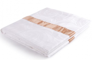 提花被套、單排豎向布帶