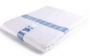 貢緞被套、雙排布帶(橫一豎一)