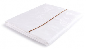 提花被套、單排豎向絲帶