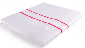 貢緞被套、雙排橫向織帶①